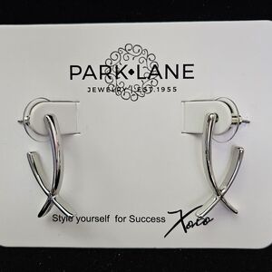 Park Lane Silver Hoop Earrings